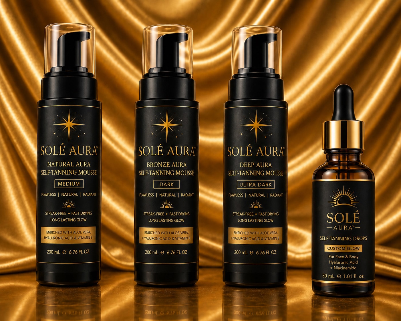 Feel the Glow — Solé Aura self-tanning collection