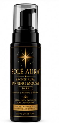 Solé Aura™ Rich Golden Bronze Dark Self Tanning Mousse