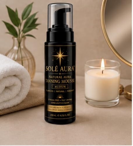 Solé Aura™ Natural Sun Kissed Glow Medium Self Tanning Mousse