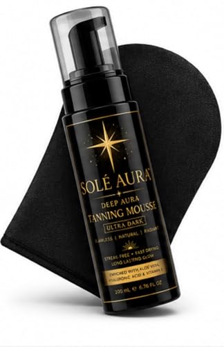 Solé Aura™ Maximum Deep Bronze Ultra Dark Self Tanning Mousse